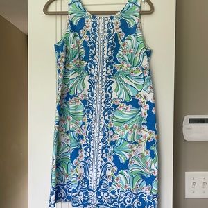 Lilly Pulitzer, Cathy Shift Dress, Bay Blue Coasting, Size 6, EUC, Worn twice.